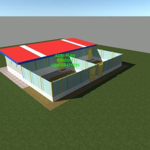 1000 CAPACITY DETAILED POULTRY UNIT PLAN