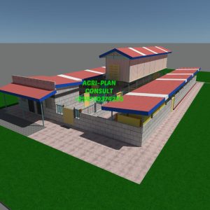 20 CAPACITY DAIRY UNIT PLAN WITH A TOP STORE